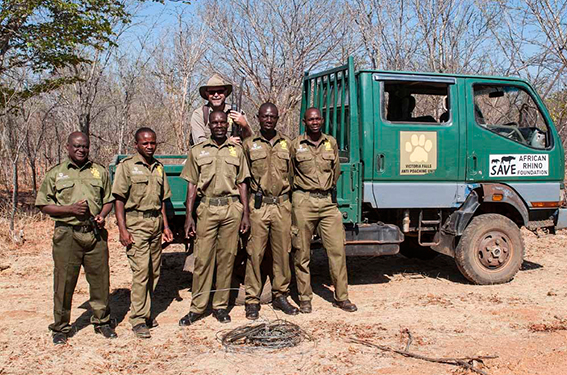 The anti-poaching unti in Victoria Falls