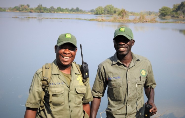 Game Scouts who patrol in and around the Victoria Falls area