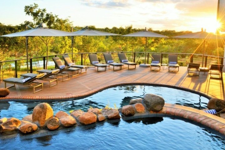 Pool and viewing deck