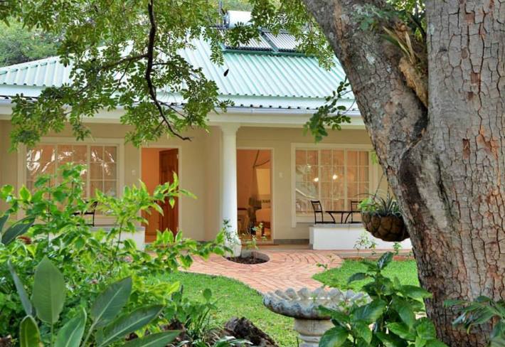 Guest room with beautiful garden views