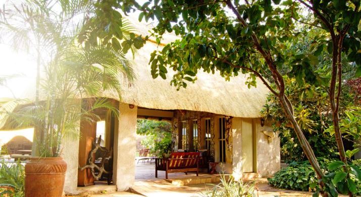 The library at Bayete Lodge