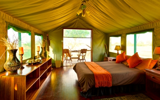 Inside the Hornbill Tent