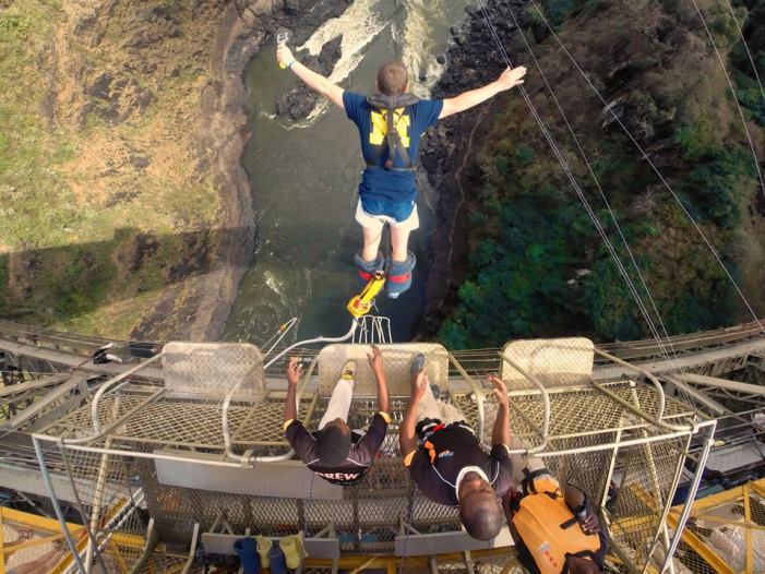 Bungee off the Victoria Falls Bridge