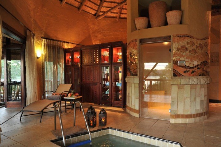 The spa sauna and thermal bath