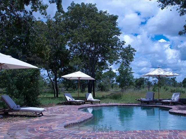 Pool under the shade