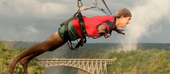 Highwire on top of the gorges