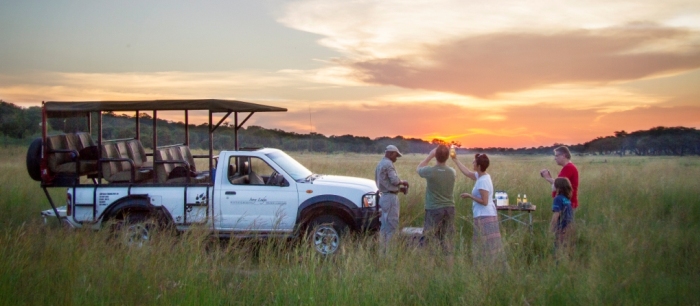 Break on a game drive