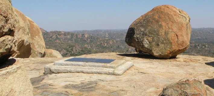 Rhodes' Grave in Matopos