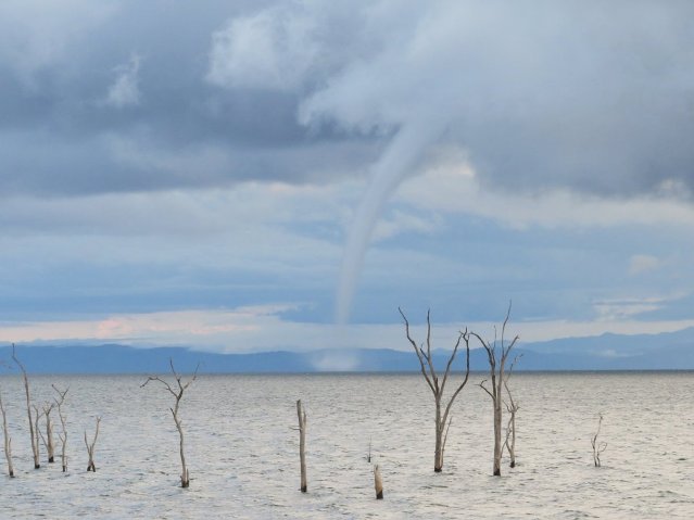 Water spout season in January