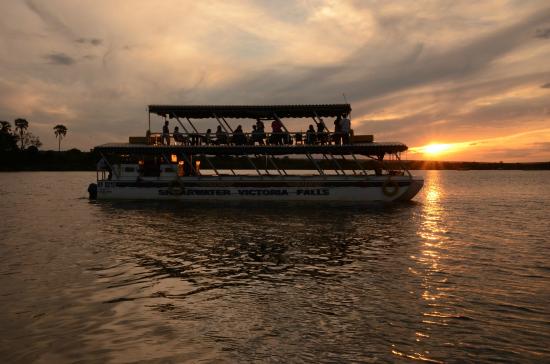 Sunset cruise on the Zambezi