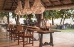 Covered dining area