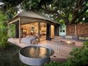 Private deck with plunge pool