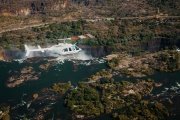Helicopter flight in Victoria Falls