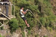 Bridge swing  in Victoria Falls