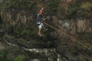 Gorge swing in Victoria Falls