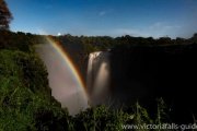 Lunar rainbow tour in Victoria Falls