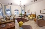 Welcoming indoor lounge