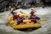 White water rafting on the mighty Zambezi River