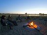 Talking by the fire pit