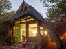 Tented rooms under thatch