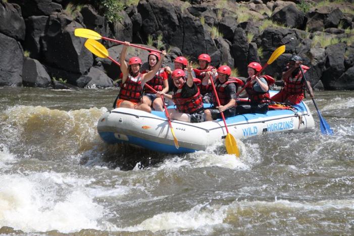 Epic whitewater rafting