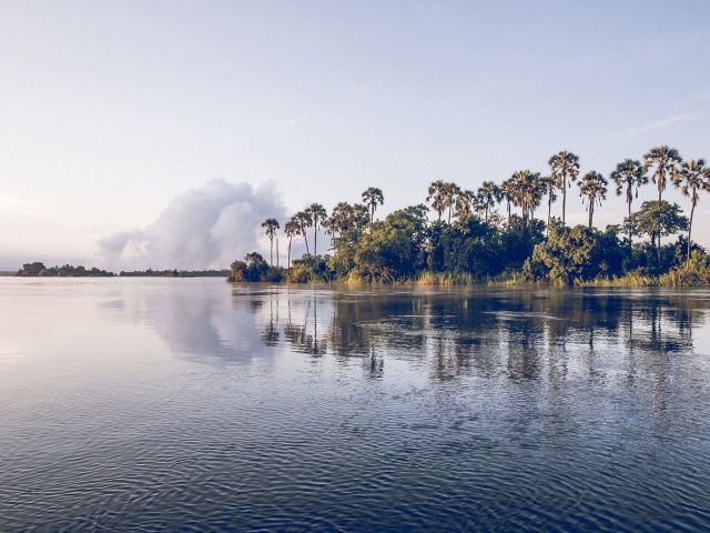 View on a breakfast cruise