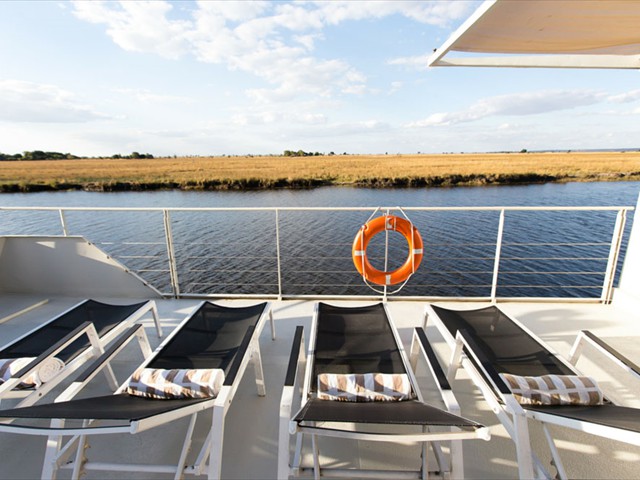 Sailing the Chobe River