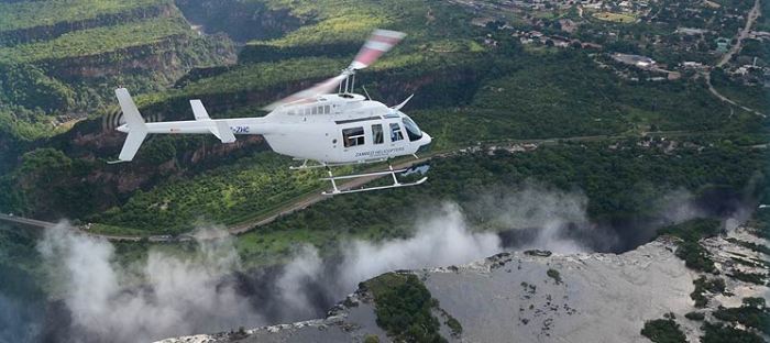 See the falls from the air