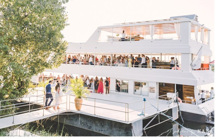Romantic cruise wedding aboard the Zambezi Explorer in Victoria Falls