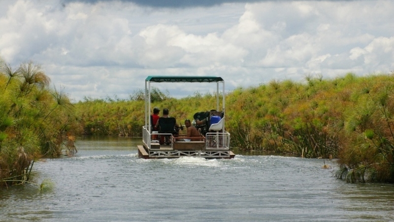 Water-based activities are possible Water-based activities are possible at the Zambezi Lodge for sale in Zambia